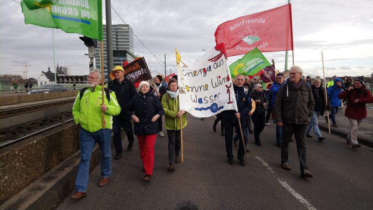 Grüne demonstrieren in Köln